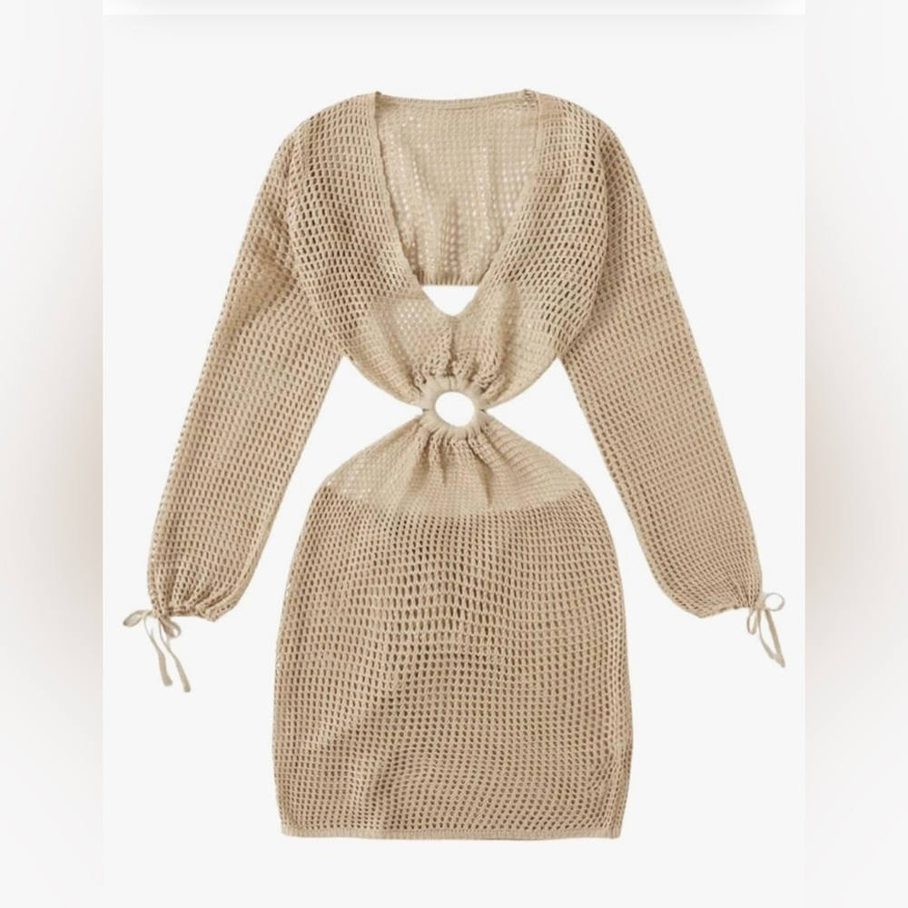 Crochet swim cover up  - no brand
